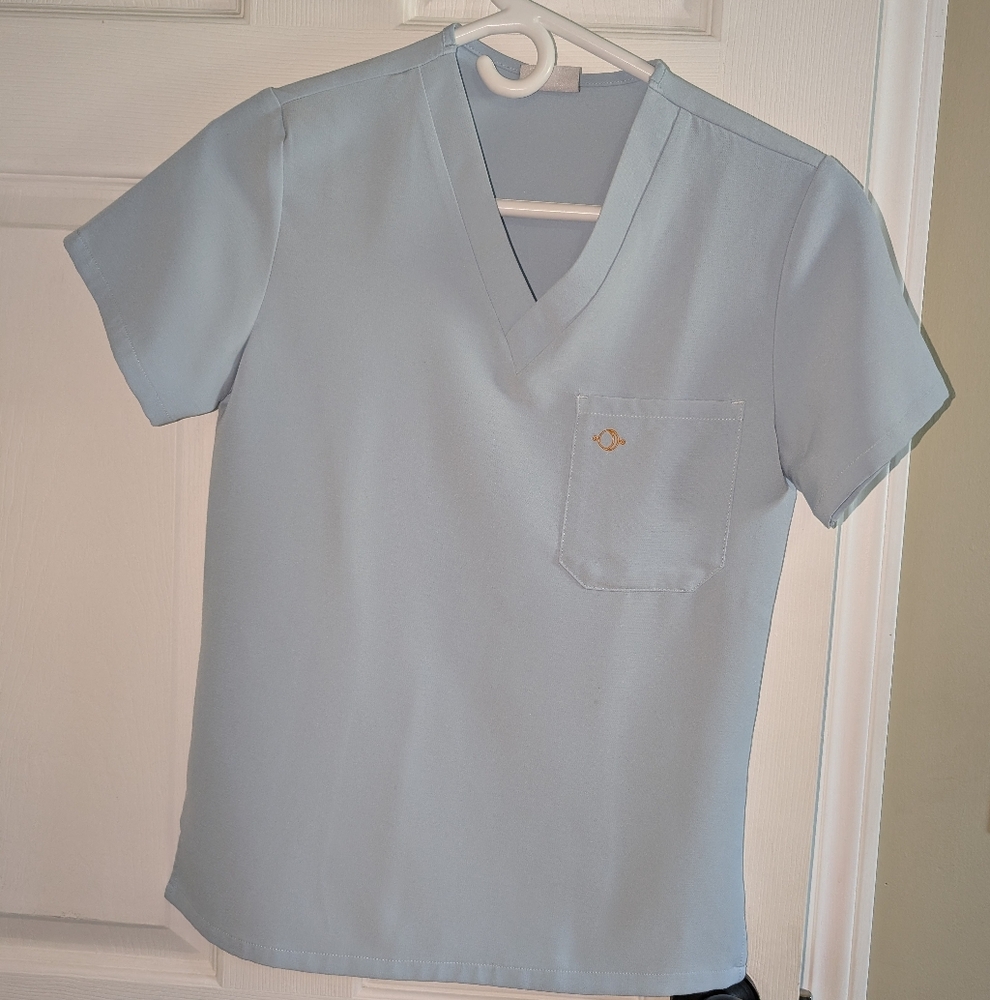 Luuna XXS Scrub Set Light Blue / Dusty Blue